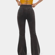 Luca High-Waisted Flared Denim Pants