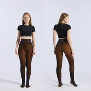 Women's Sheer Jumpsuit Pantyhose with Tummy Control