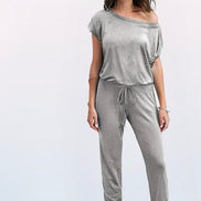 Luna One-Shoulder Pocket Jumpsuit
