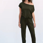 Luna One-Shoulder Pocket Jumpsuit