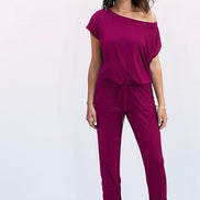 Luna One-Shoulder Pocket Jumpsuit