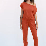 Luna One-Shoulder Pocket Jumpsuit