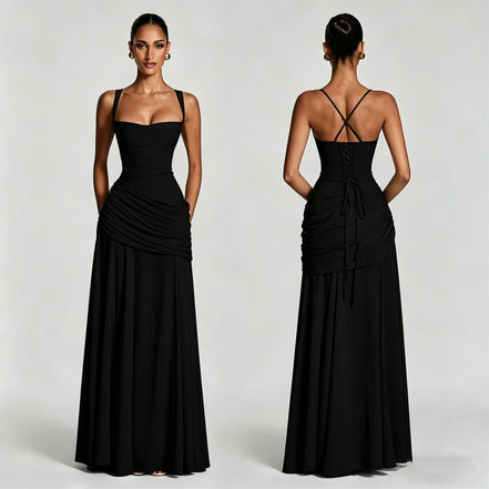 Elegant Chiffon Bodycon Dress