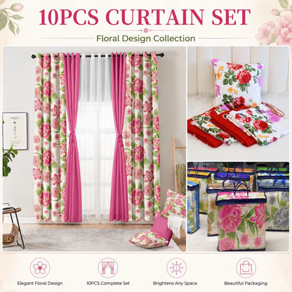 10 PCS Curtain set
