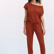 Luna One-Shoulder Pocket Jumpsuit