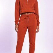 Sweat-shirt Court à Demi-Zippé pour Femme - Bleu Royal