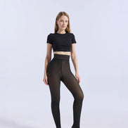 Women's Sheer Jumpsuit Pantyhose with Tummy Control