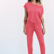 Luna One-Shoulder Pocket Jumpsuit