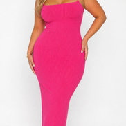 Lena Ribbed 2-in-1 Maxi Dress