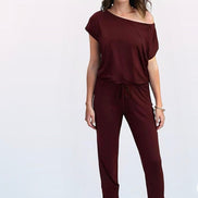 Luna One-Shoulder Pocket Jumpsuit