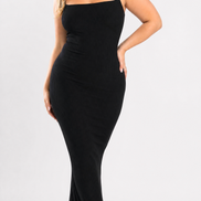 Lena Ribbed 2-in-1 Maxi Dress