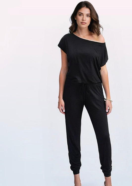 Sleeve Pocket Women's Jumpsuit