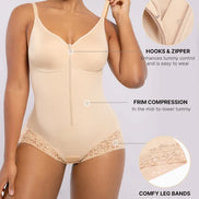 Full body sculpting brief cut for a hourglass effect silhouette