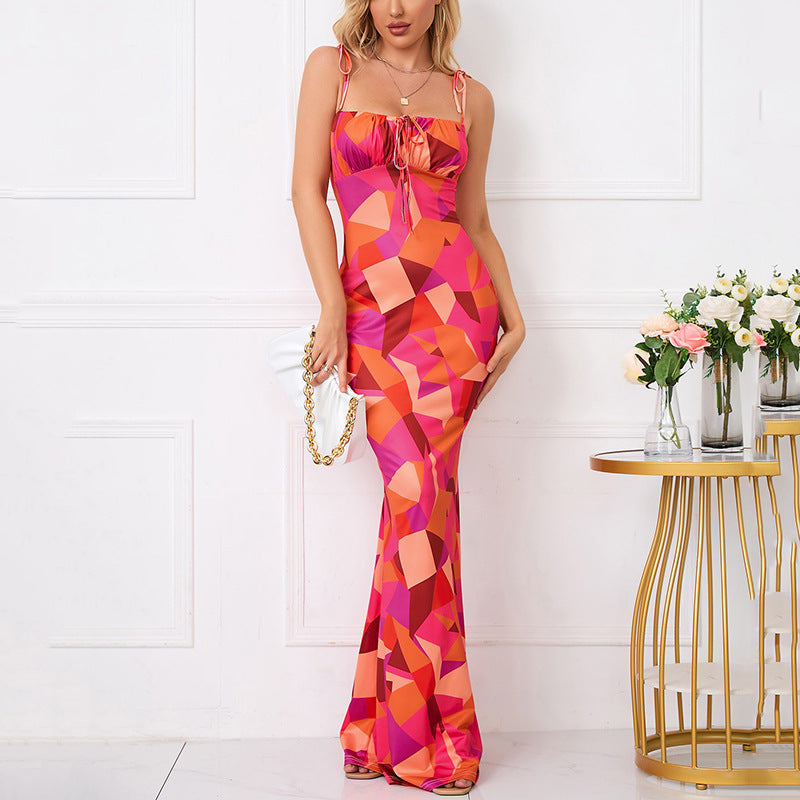 Backless Slim-fit Hip Casual Sexy Dress