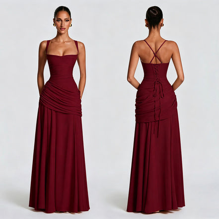 Elegant Chiffon Bodycon Dress