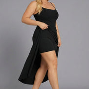 Lena Ribbed 2-in-1 Maxi Dress