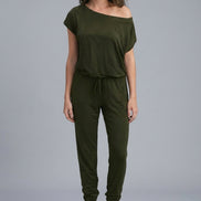 Luna One-Shoulder Pocket Jumpsuit