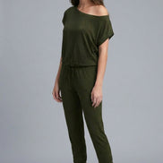 Luna One-Shoulder Pocket Jumpsuit