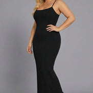 Lena Ribbed 2-in-1 Maxi Dress