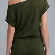 Luna One-Shoulder Pocket Jumpsuit