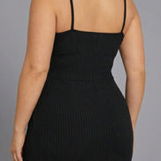 Lena Ribbed 2-in-1 Maxi Dress